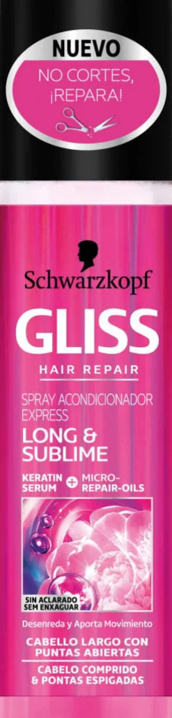 Spray Condicionador Gliss Long & Sublime