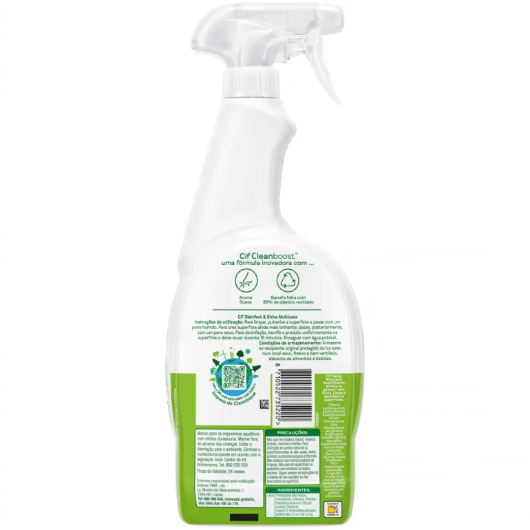 Spray Desinfetante Multiusos Cleanboost