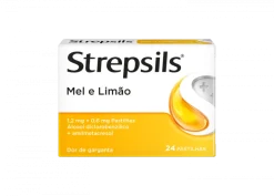 Strepsils Mel e Limão 24 Pastilhas