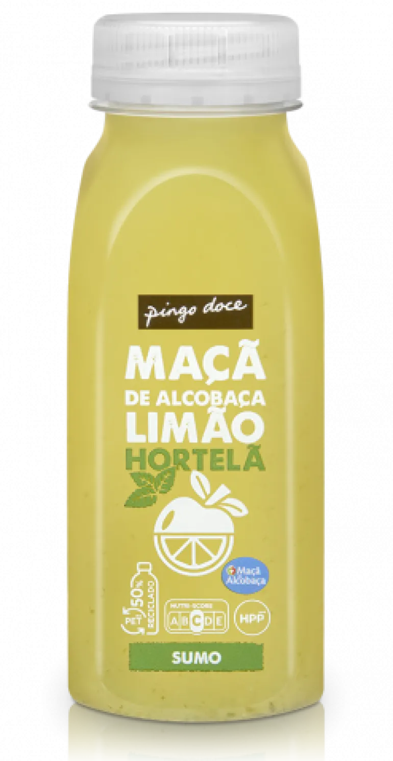 Sumo de Maçã, Limão e Hortelã
