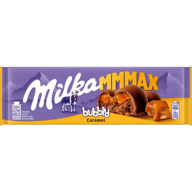 Tablete de Chocolate Bubbly Caramel