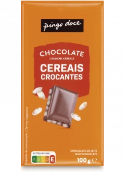 Tablete de Chocolate com Cereais Crocantes
