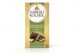 Tablete de Chocolate com Macadâmia e Avelã