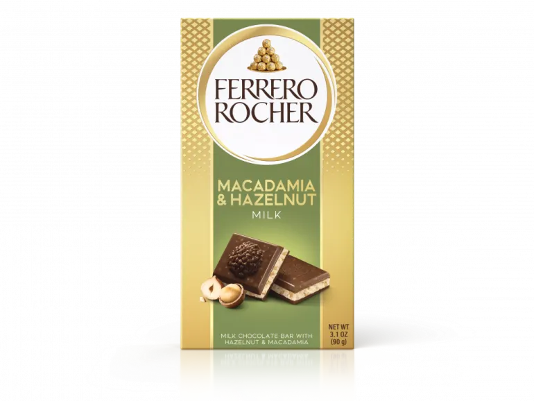 Tablete de Chocolate com Macadâmia e Avelã