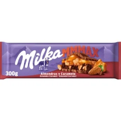 Tablete de Chocolate de Leite com Amêndoas e Caramelo