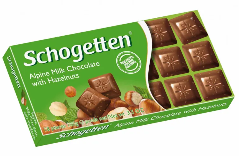 Tablete de Chocolate de Leite com Avelãs