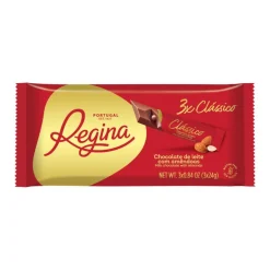 Tablete de Chocolate de Leite e Amêndoas Pack 3