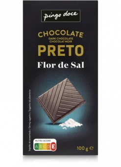 Tablete de Chocolate Negro com Flor de Sal