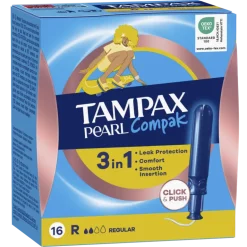 Tampão com Aplicador Pearl Compak Regular