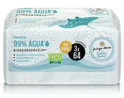 Toalhitas Bebé 99% Água e Biodegradáveis