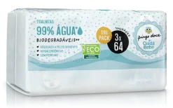 Toalhitas Bebé 99% Água e Biodegradáveis
