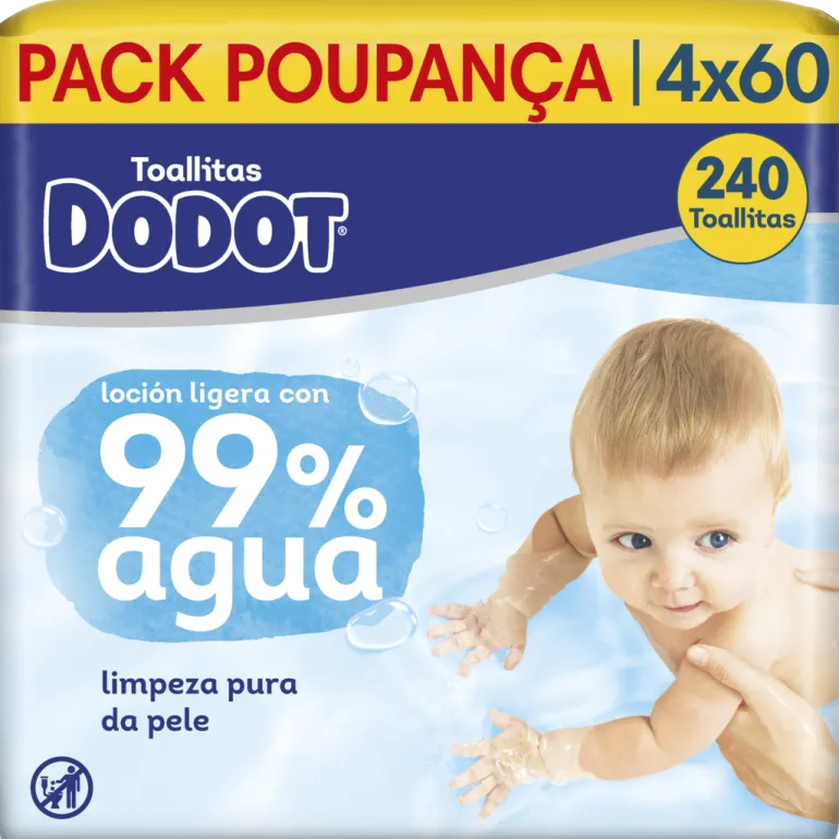 Toalhitas Dodot 99% Aqua Pack Poupança