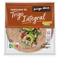 Tortilhas de Trigo Integrais
