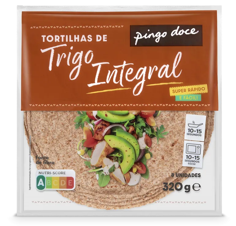 Tortilhas de Trigo Integrais