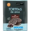 Tortitas de Arroz com Chocolate Preto
