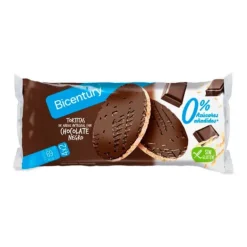 Tortitas de Arroz Integral com Chocolate Negro sem Açúcar