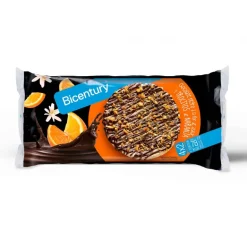 Tortitas de Chocolate Negro e Pedaços de Laranja