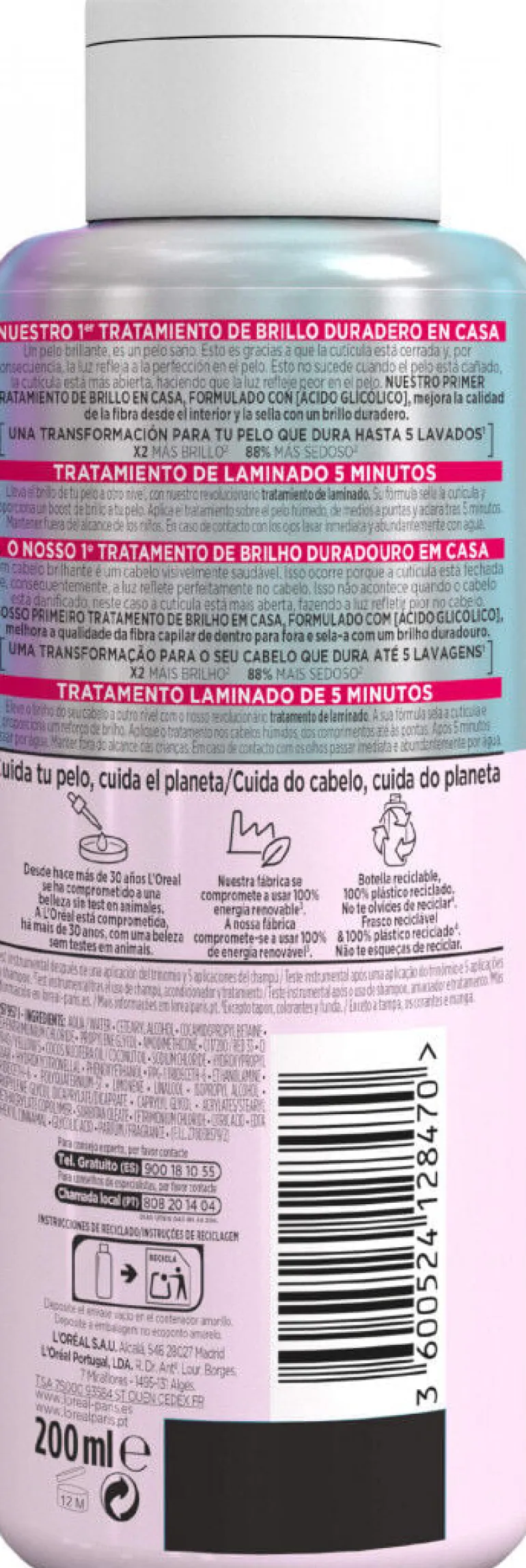 Tratamento Laminado Capilar Elvive Glycolic Gloss