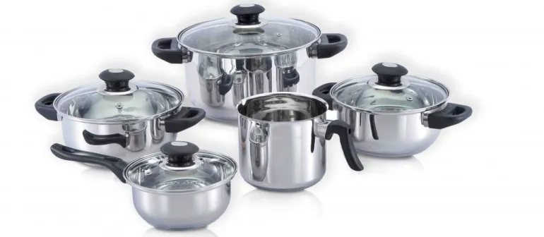 Trem de Cozinha 5 Peças Inox