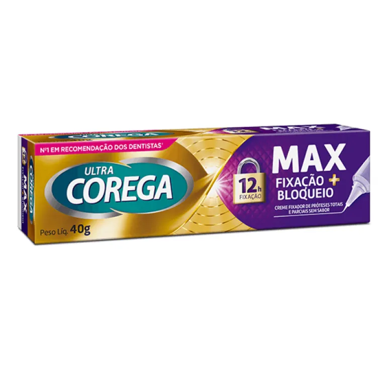 Ultra Corega Max Fixação + Bloqueio