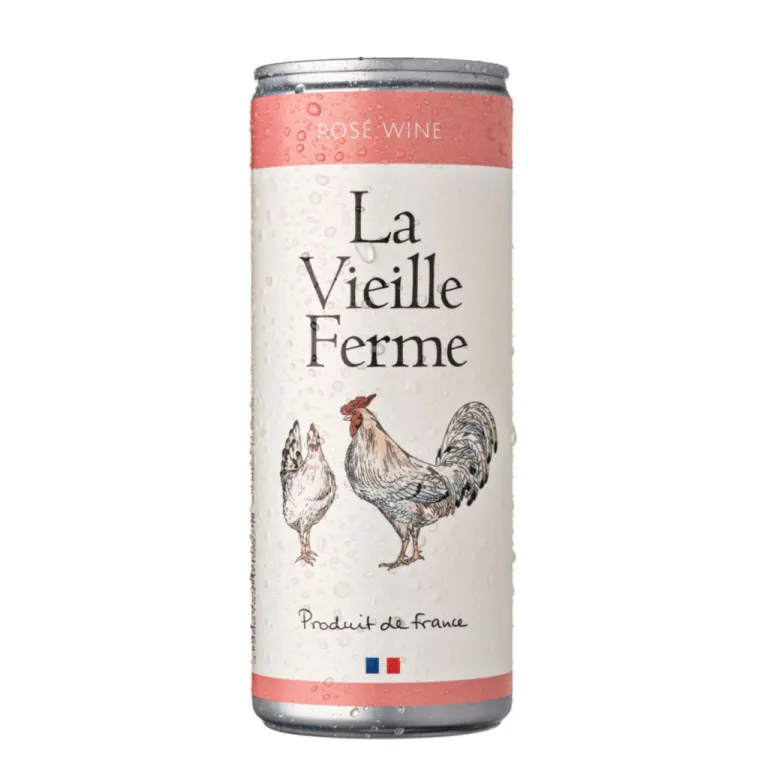 Vinho Rosé Francês La Vieille Ferme Lata