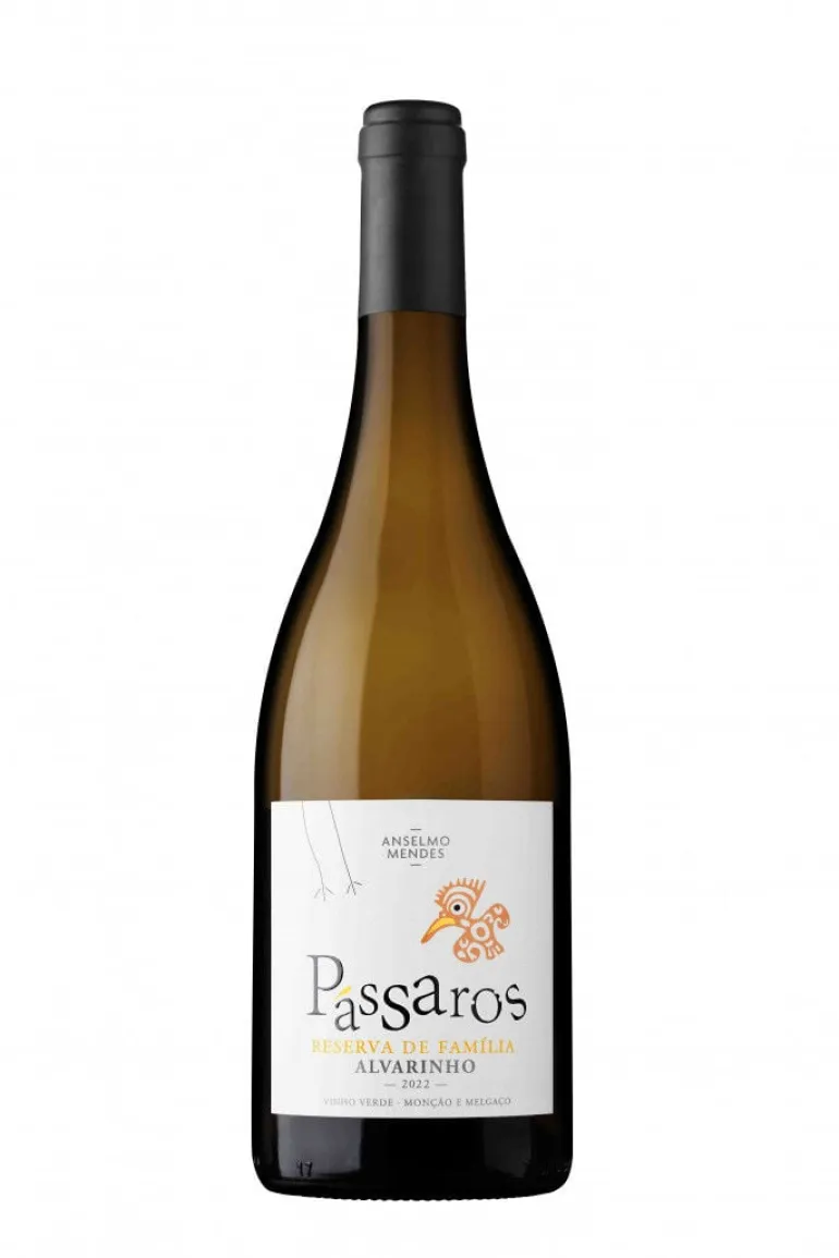 Vinho Verde Branco Pássaros Alvarinho Reserva Família